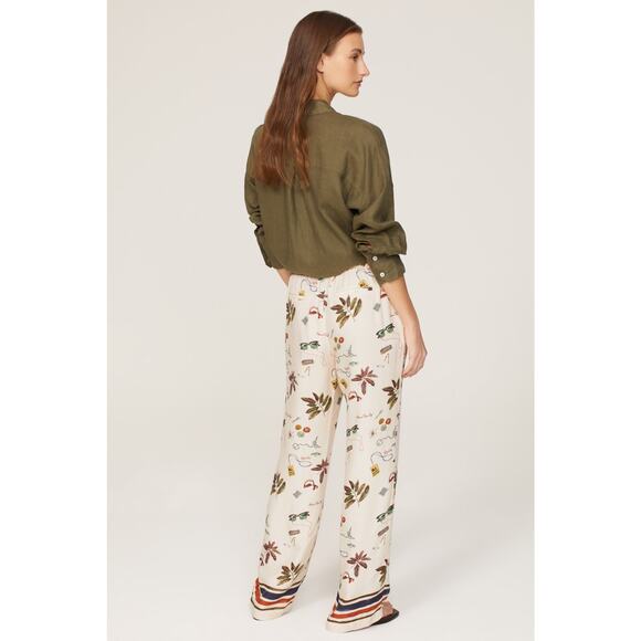 SCOTCH & SODA Multicolored Printed Vacation Themed Loose Gia Pants size Medium - Picture 3 of 14